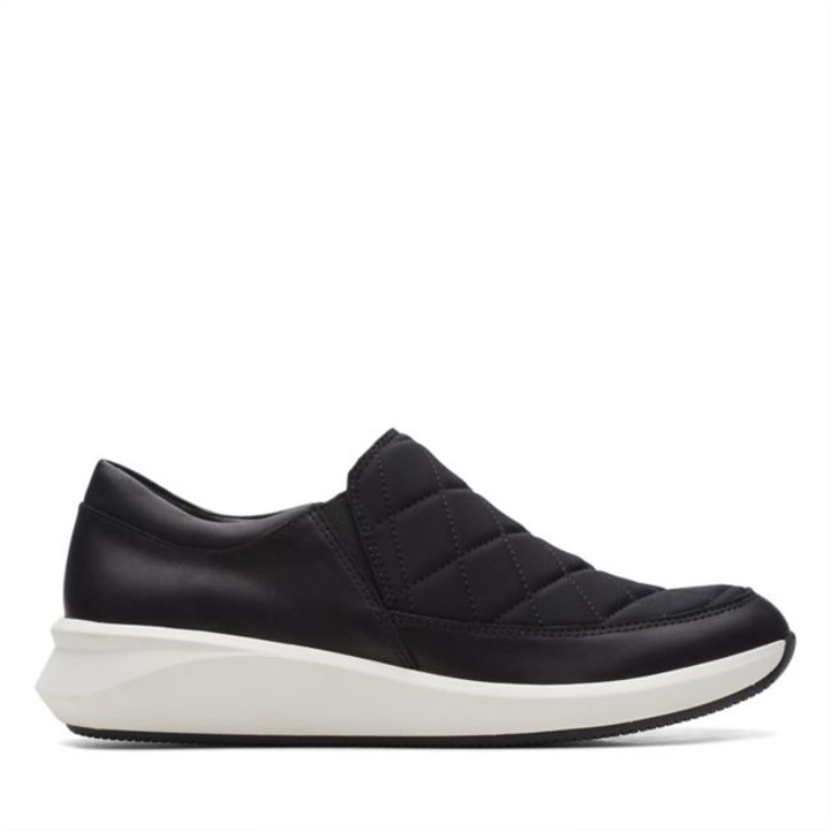 Clarks Negro Combinación Un Rio Chispa Negro Combinación