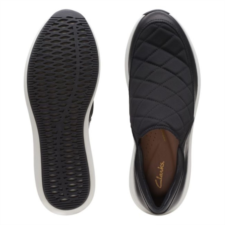 Clarks Negro Combinación Un Rio Chispa Negro Combinación