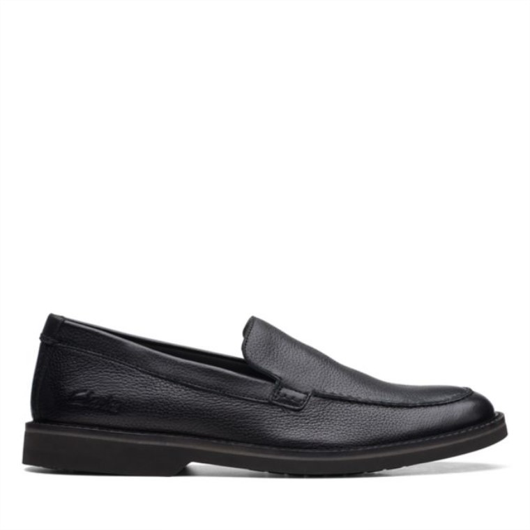 Cuero Negro Clarks Atticus Lt Edge Cuero Negro