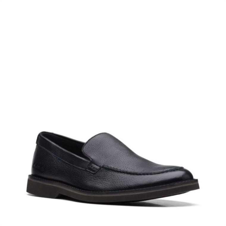 Cuero Negro Clarks Atticus Lt Edge Cuero Negro