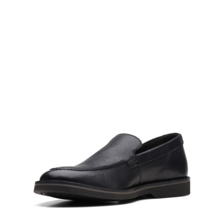 Cuero Negro Clarks Atticus Lt Edge Cuero Negro