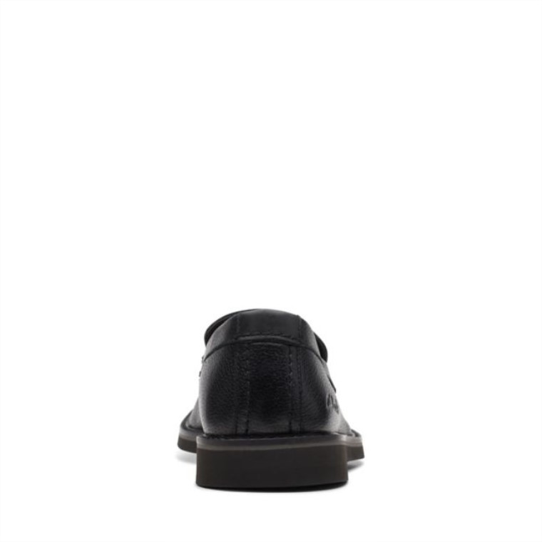 Cuero Negro Clarks Atticus Lt Edge Cuero Negro