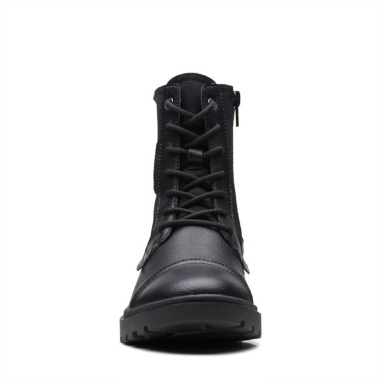 Clarks Colgante Calla De Cuero Negro Cuero Negro