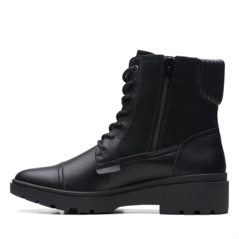 Clarks Colgante Calla De Cuero Negro Cuero Negro