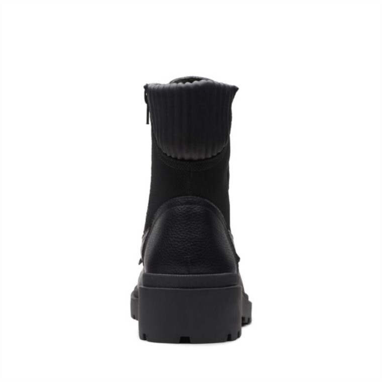 Clarks Colgante Calla De Cuero Negro Cuero Negro