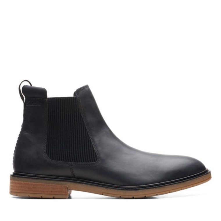 Clarks Cuero Negro Clarkdale Hall Cuero Negro