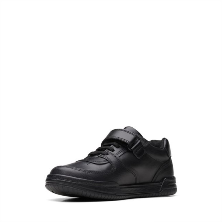 Clarks Cuero Negro Leonado Lay Kid Cuero Negro
