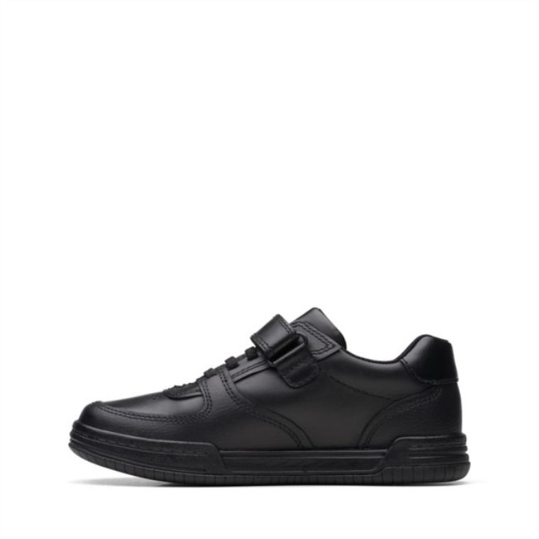 Clarks Cuero Negro Leonado Lay Kid Cuero Negro