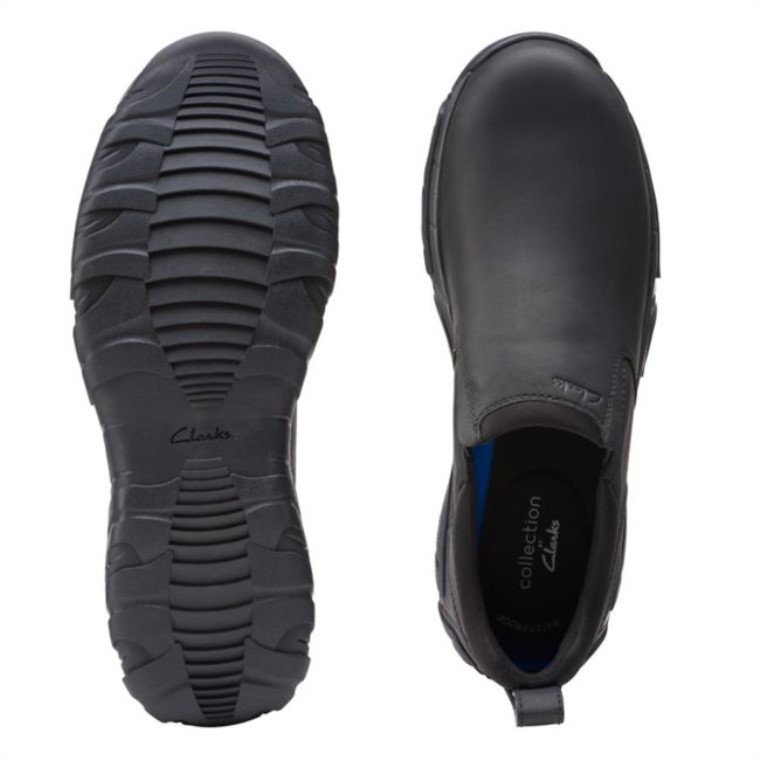 Cuero Negro Clarks Grove Step Cuero Negro