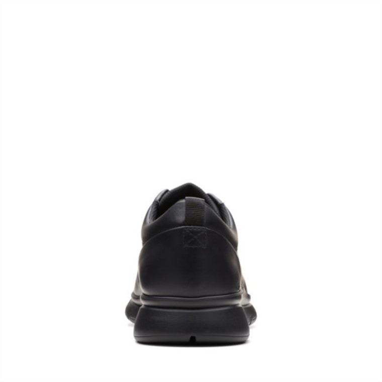 Clarks Cuero Negro Lt Corbata Cuero Negro