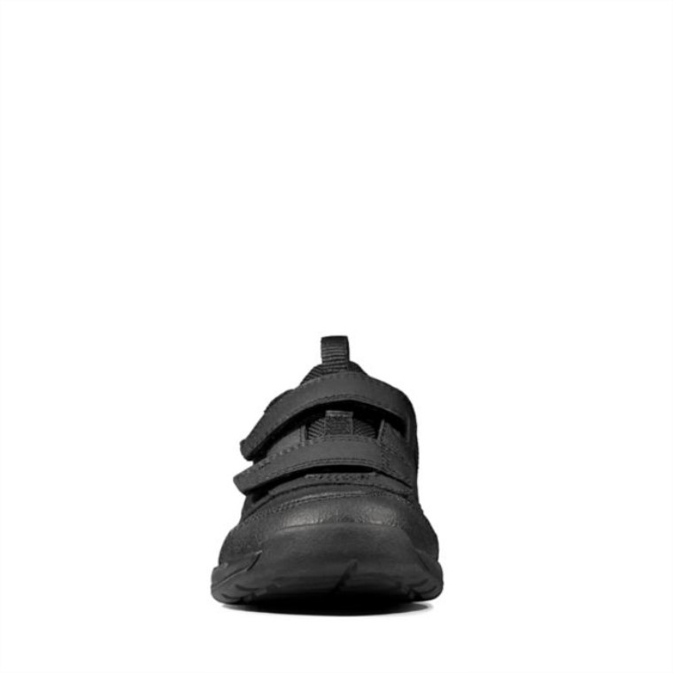 Clarks Cuero Negro Orbit Sprint Niño Cuero Negro
