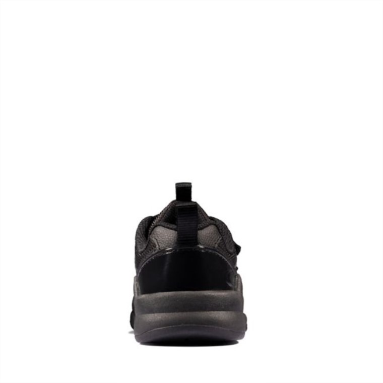 Clarks Cuero Negro Orbit Sprint Niño Cuero Negro