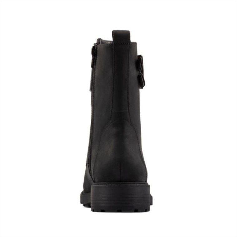 Clarks Cuero Negro Orinoco 2 Cordones Cuero Negro