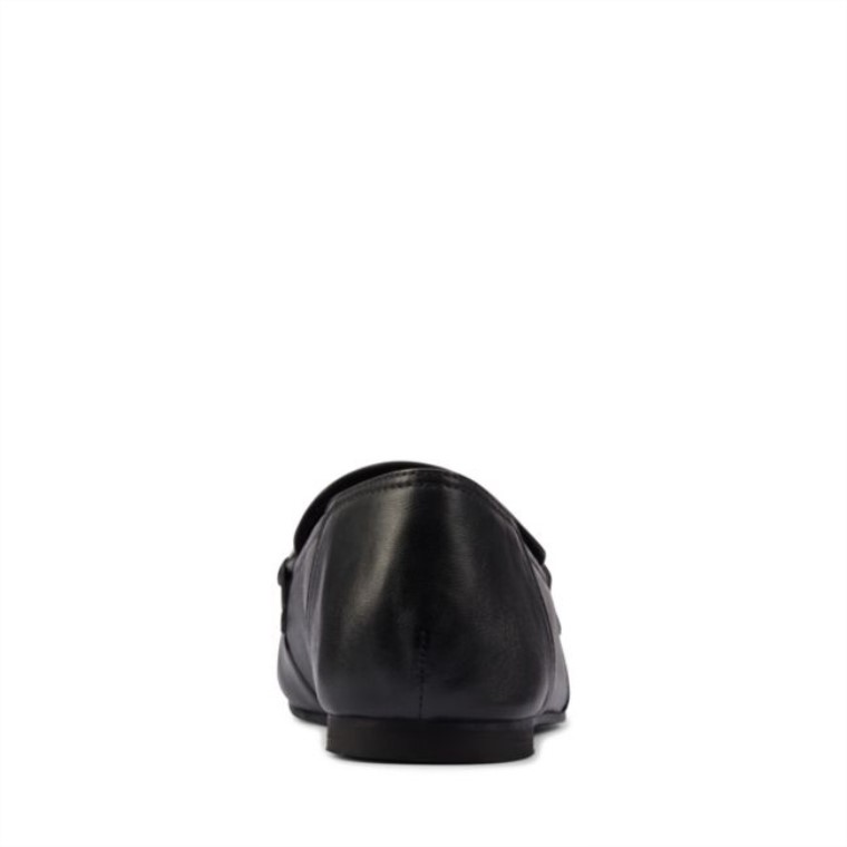 Clarks Cuero Negro Pure 2 Borlas Cuero Negro
