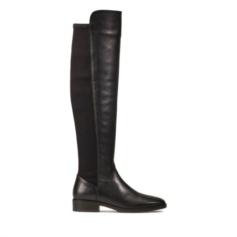 Clarks Cuero Negro Puro Caddy Cuero Negro