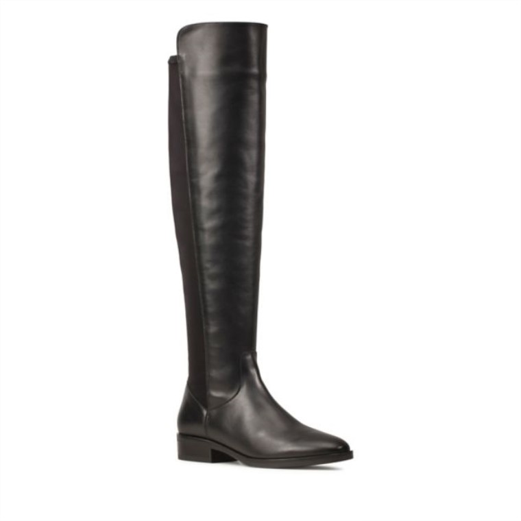 Clarks Cuero Negro Puro Caddy Cuero Negro