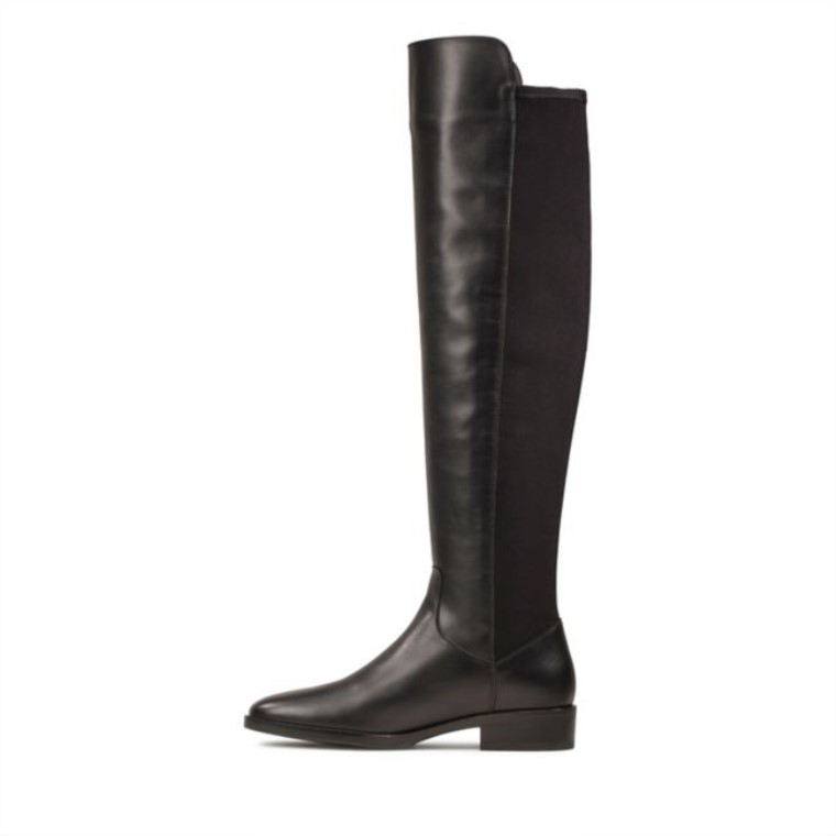Clarks Cuero Negro Puro Caddy Cuero Negro