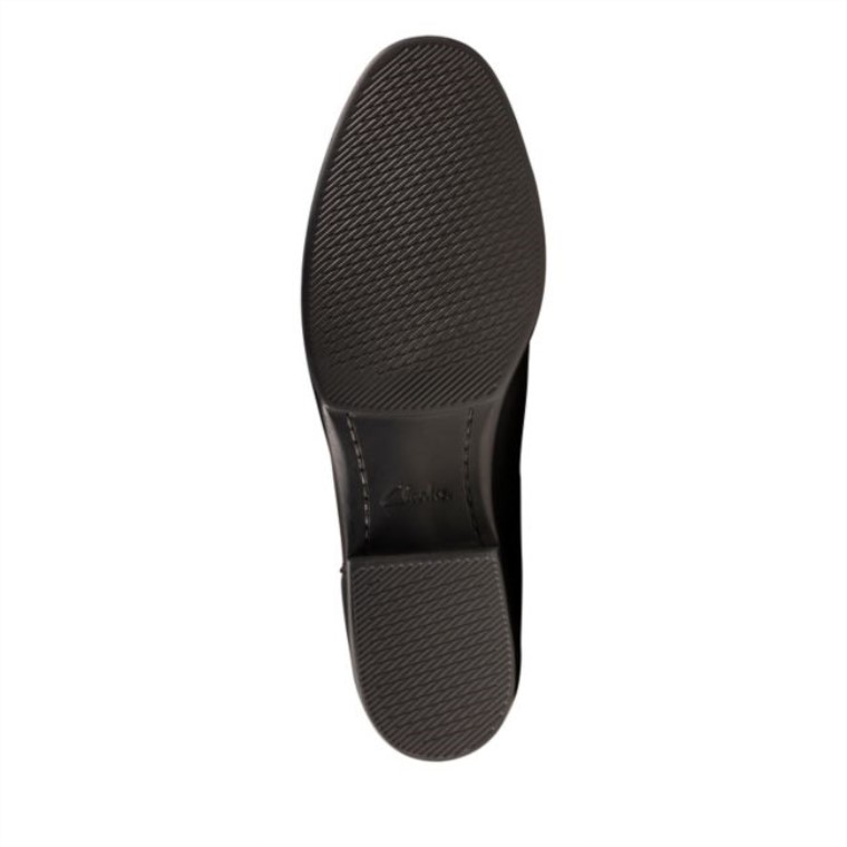 Clarks Cuero Negro Puro Caddy Cuero Negro