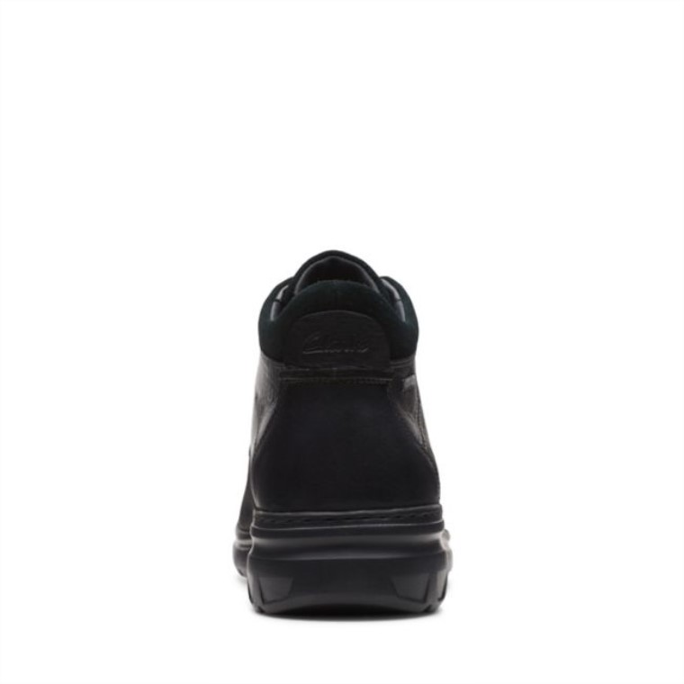 Clarks Cuero Negro Rockie 2 Hola Gore-tex Cuero Negro