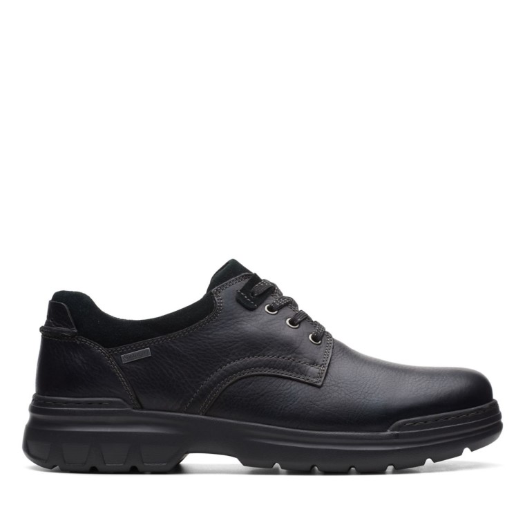 Clarks Cuero Negro Rockie2 Lo Gtx Cuero Negro