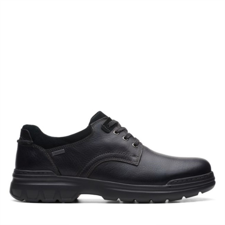 Clarks Cuero Negro Rockie2 Lo Gtx Cuero Negro