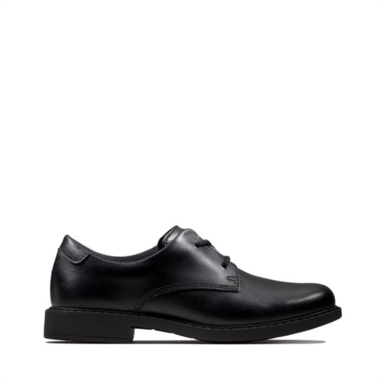 Clarks Cuero Negro Scala Loop Niño Cuero Negro