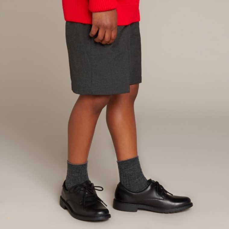 Clarks Cuero Negro Scala Loop Niño Cuero Negro