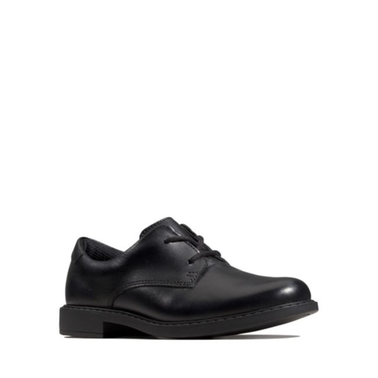 Clarks Cuero Negro Scala Loop Niño Cuero Negro