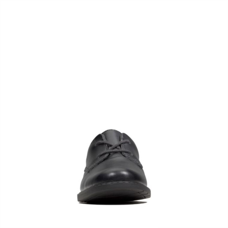 Clarks Cuero Negro Scala Loop Niño Cuero Negro
