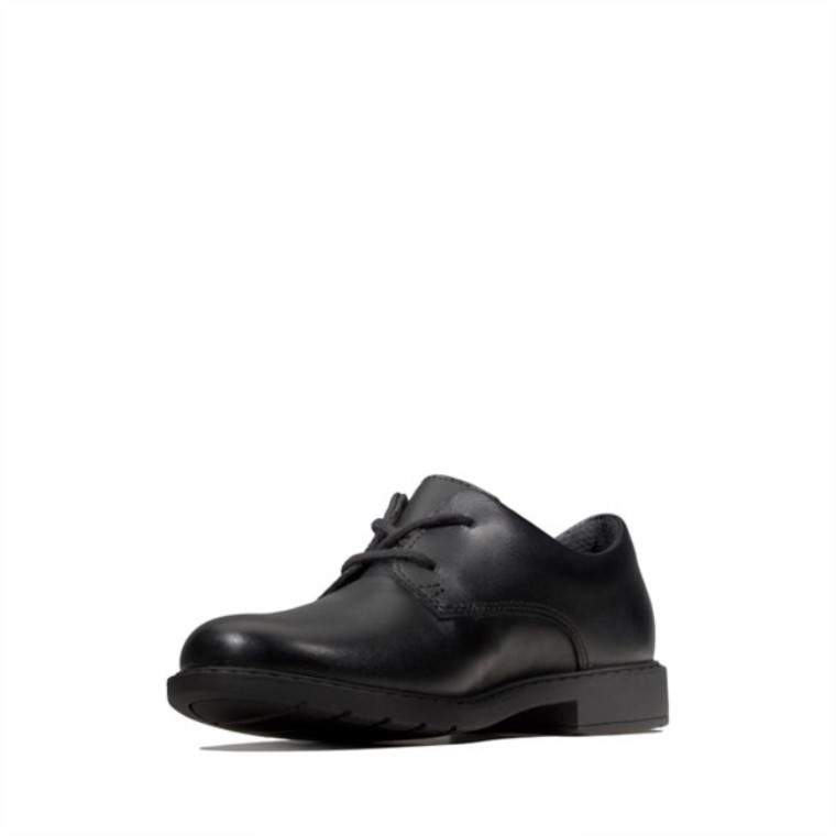 Clarks Cuero Negro Scala Loop Niño Cuero Negro