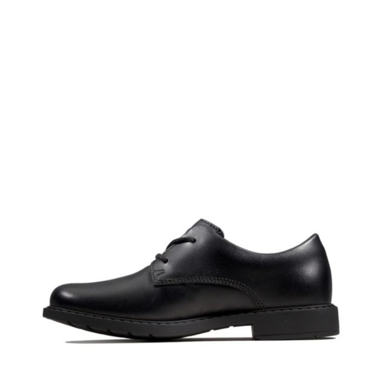Clarks Cuero Negro Scala Loop Niño Cuero Negro