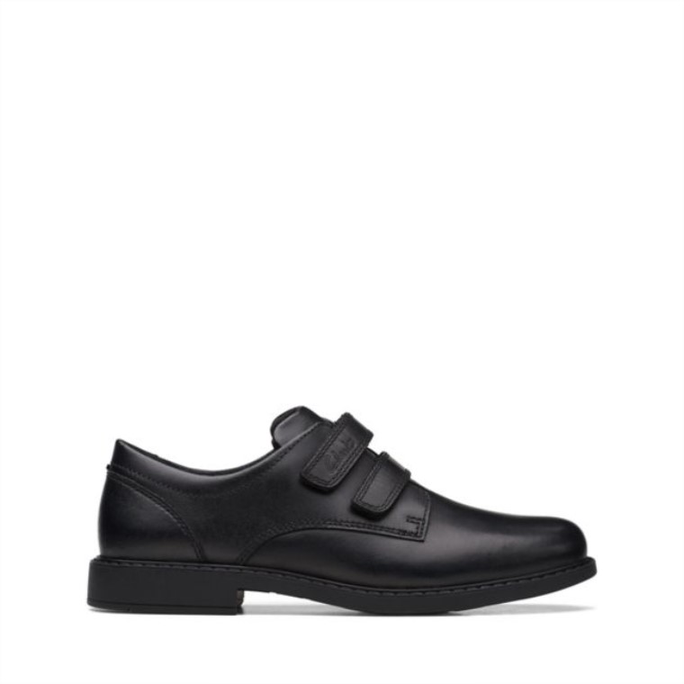 Clarks Cuero Negro Scala Pace Viejo Cuero Negro