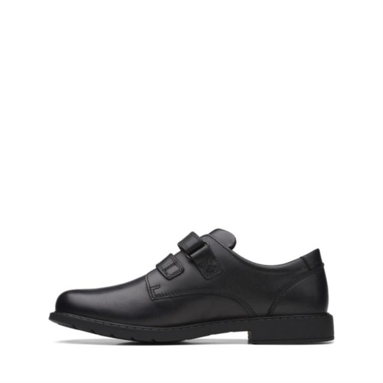 Clarks Cuero Negro Scala Pace Viejo Cuero Negro