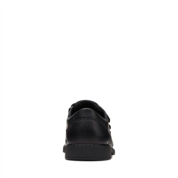 Clarks Cuero Negro Scala Pace Viejo Cuero Negro