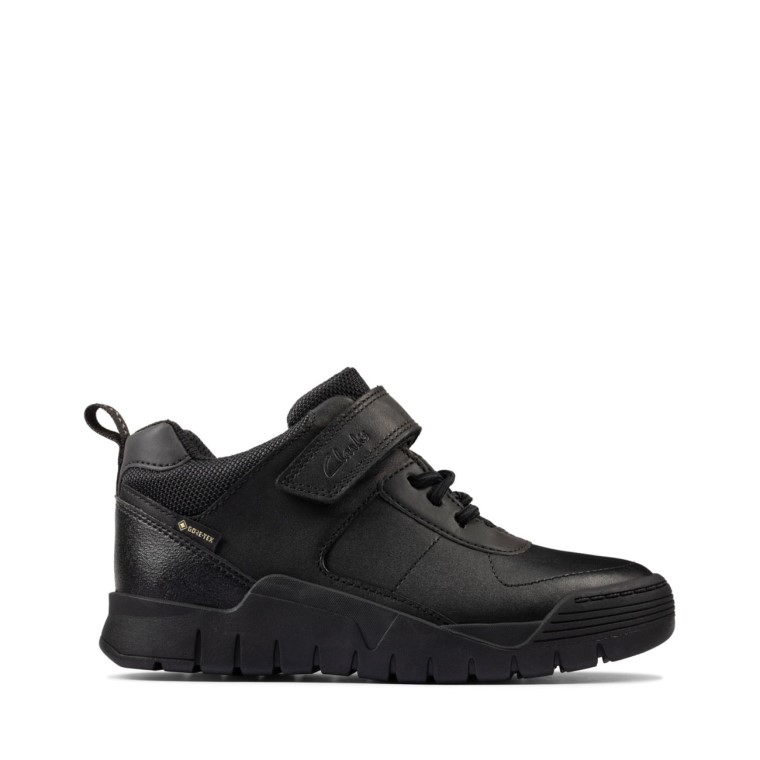 Scooter Clarks Cuero Negro Up Gore-tex Niño Cuero Negro