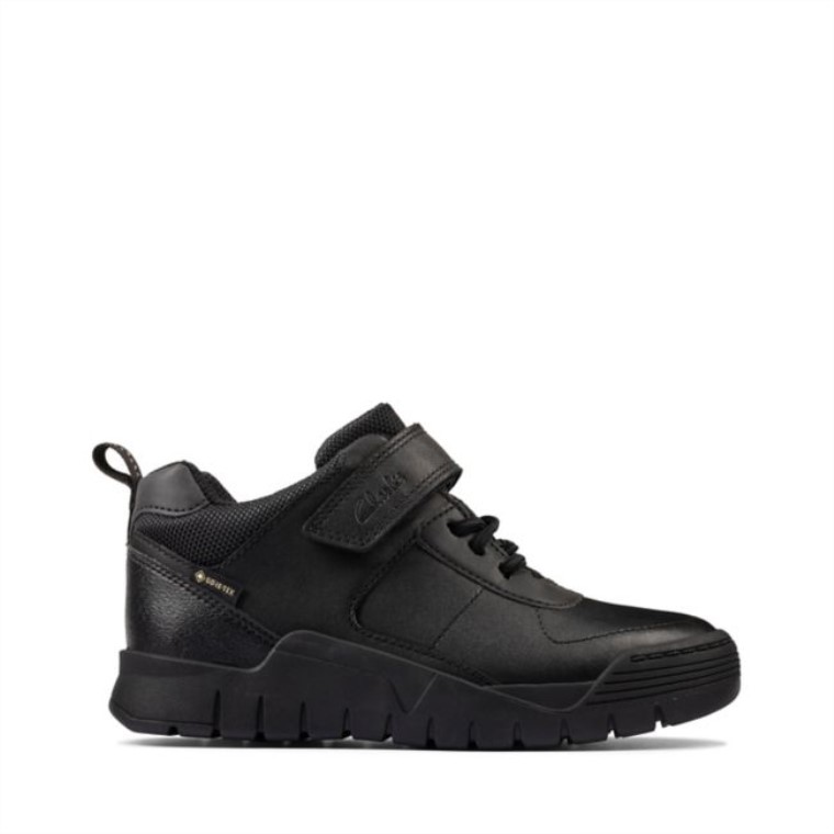 Scooter Clarks Cuero Negro Up Gore-tex Niño Cuero Negro