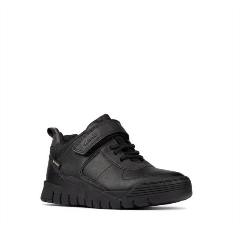 Scooter Clarks Cuero Negro Up Gore-tex Niño Cuero Negro