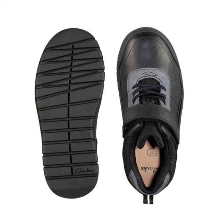 Scooter Clarks Cuero Negro Up Gore-tex Niño Cuero Negro