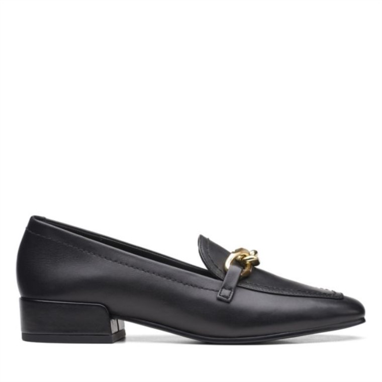 Clarks Cuero Negro Seren 30 Step Cuero Negro
