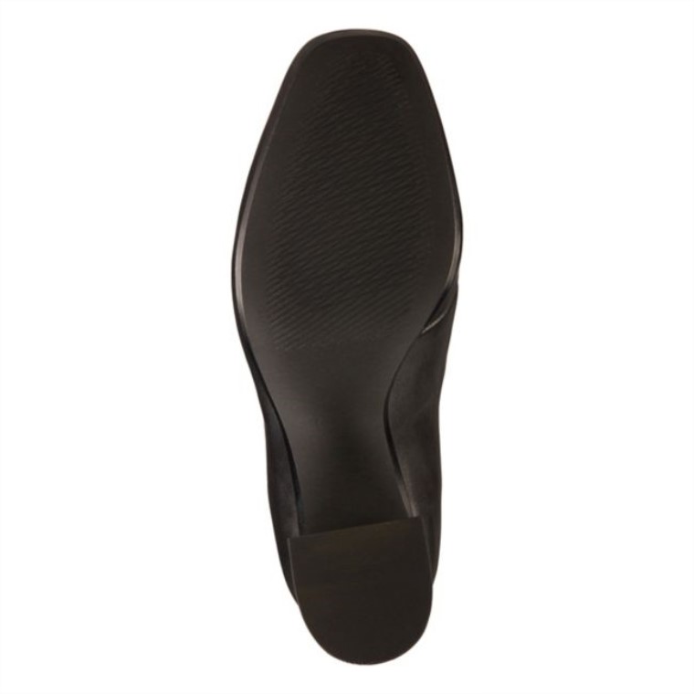 Cuero Negro Clarks Sheer85 Cremallera Cuero Negro