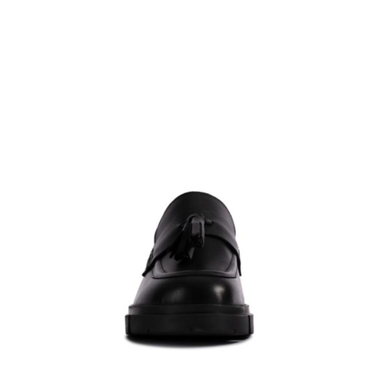 Mocasines Clarks De Cuero Negro Teala Cuero Negro
