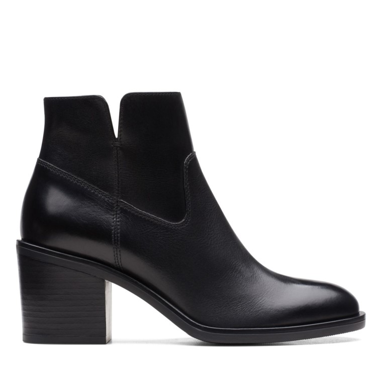 Clarks Cuero Negro Valvestino Lo Cuero Negro