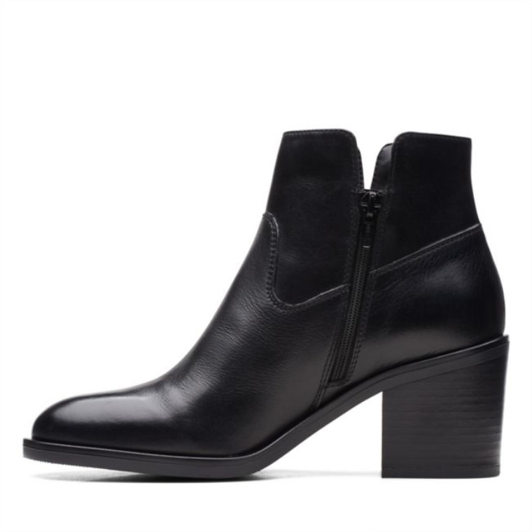 Clarks Cuero Negro Valvestino Lo Cuero Negro