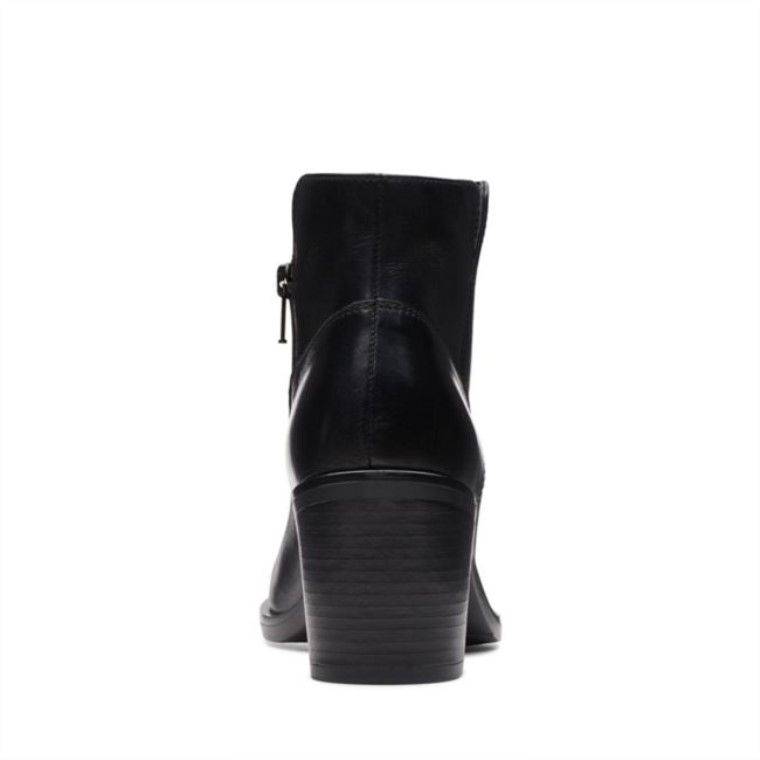 Clarks Cuero Negro Valvestino Lo Cuero Negro