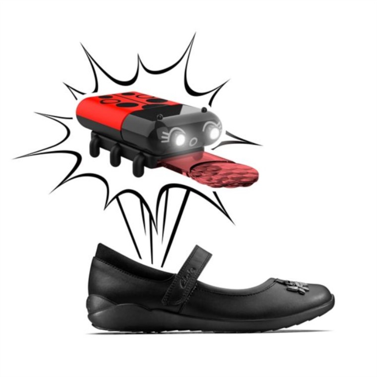 Clarks Cuero Negro Vibrante Trail Niño Cuero Negro