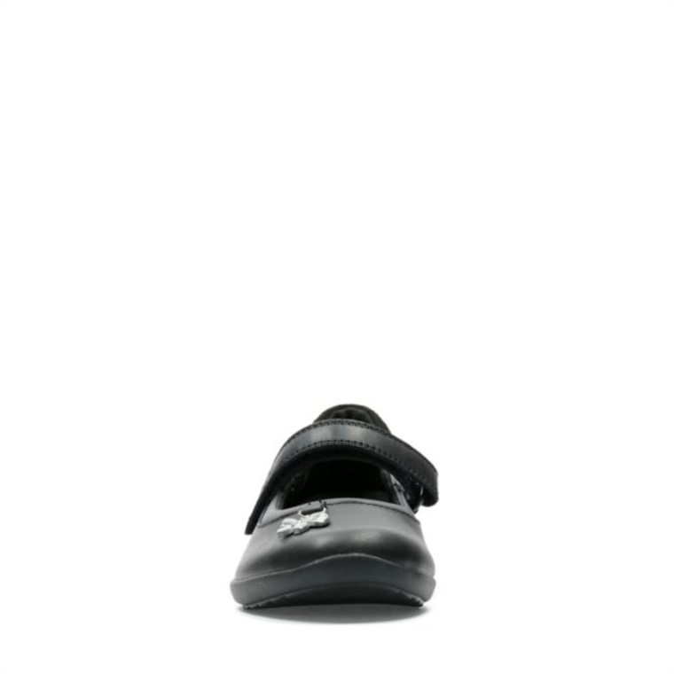 Clarks Cuero Negro Vibrante Trail Niño Cuero Negro