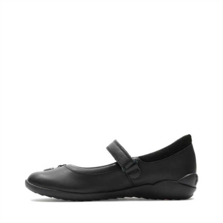 Clarks Cuero Negro Vibrante Trail Niño Cuero Negro