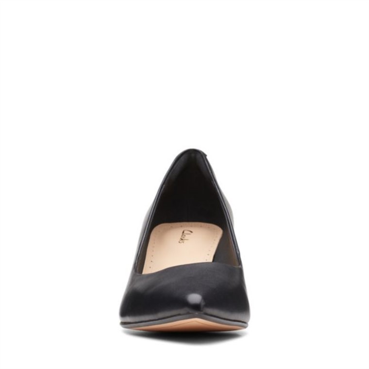 Clarks Cuero Negro Violeta 55 Rae Cuero Negro