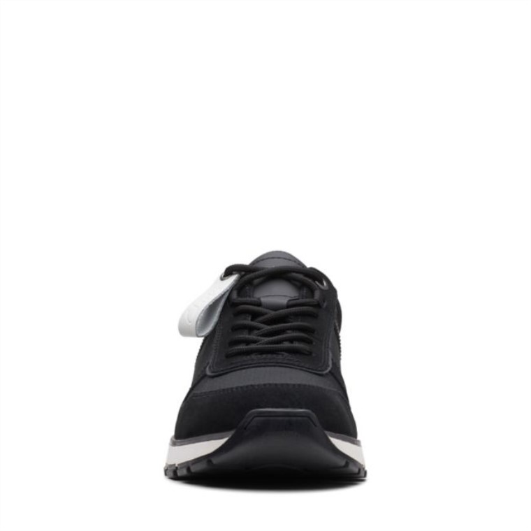 Clarks Movimiento Negro Carrera Lite Negro