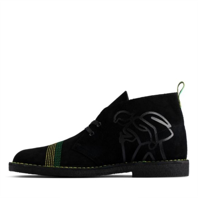 Negro Clarks/multi Desierto Jamaica Negro/multi